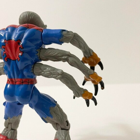 Vintage 1995 Manspider Spiderman Action Figure Marvel Toy Incomplete - Picture 13 of 16